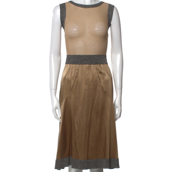 DOLCE & GABBANA Bateau Neckline Dress Size: M | US6, IT42 - Picture 15 of 17